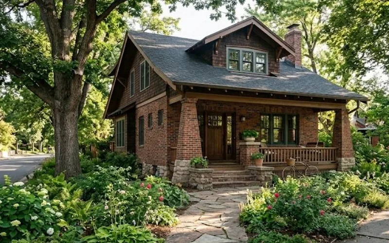 Pre-1950 craftsman-era home in Old Town Placentia, CA with original galvanized plumbing